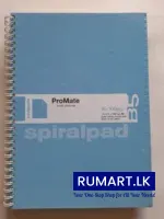 Promate B5 Spiral Pad Single Rule 100 Pages