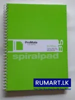 Promate B5 Spiral Pad Single Rule 100 Pages