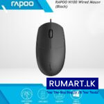 Rapoo N100 Wired Mouse -3 Years Warranty